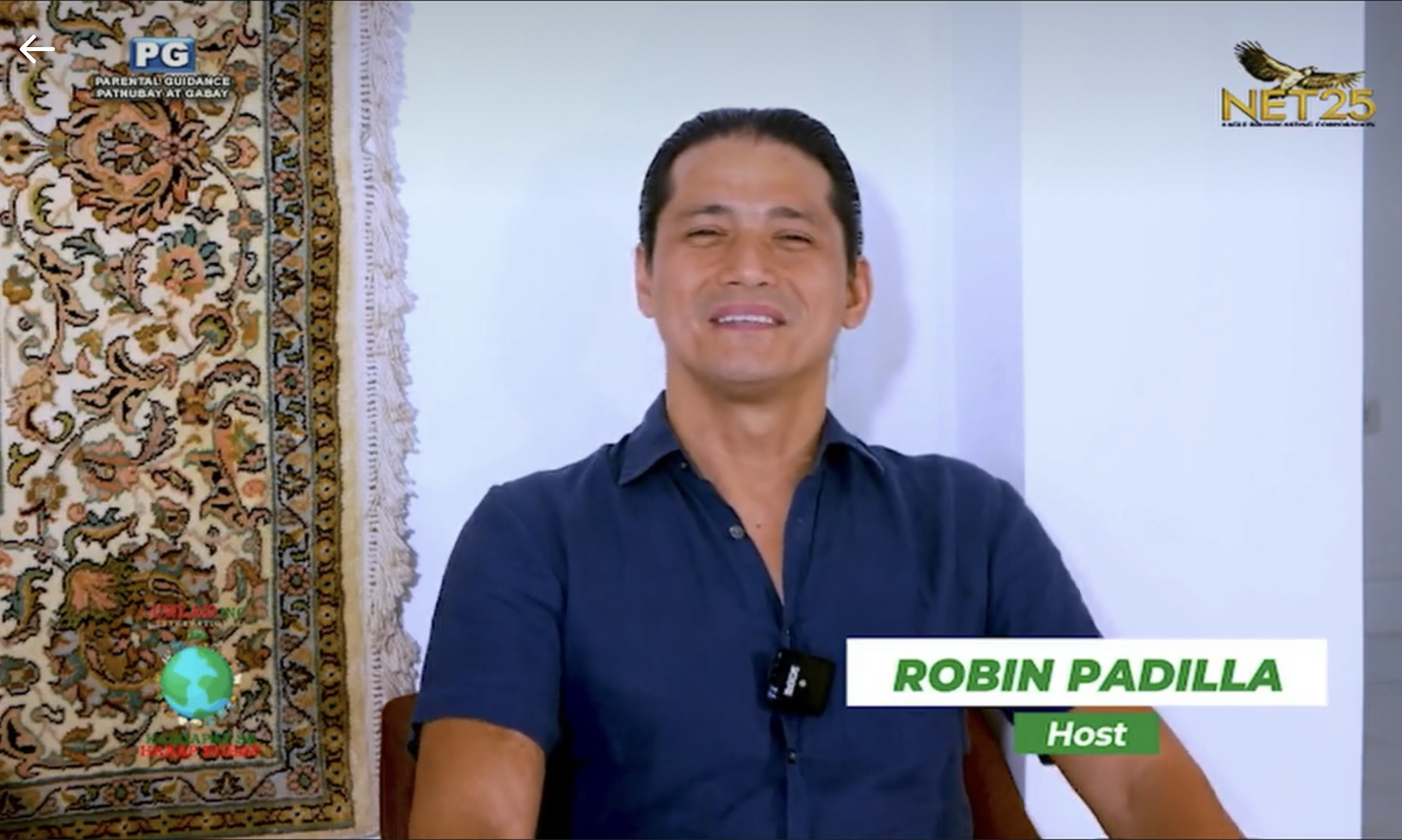 Net25’s Unlad : Kaagapay sa Hanapbuhay hosted by Senator Robin Padilla.