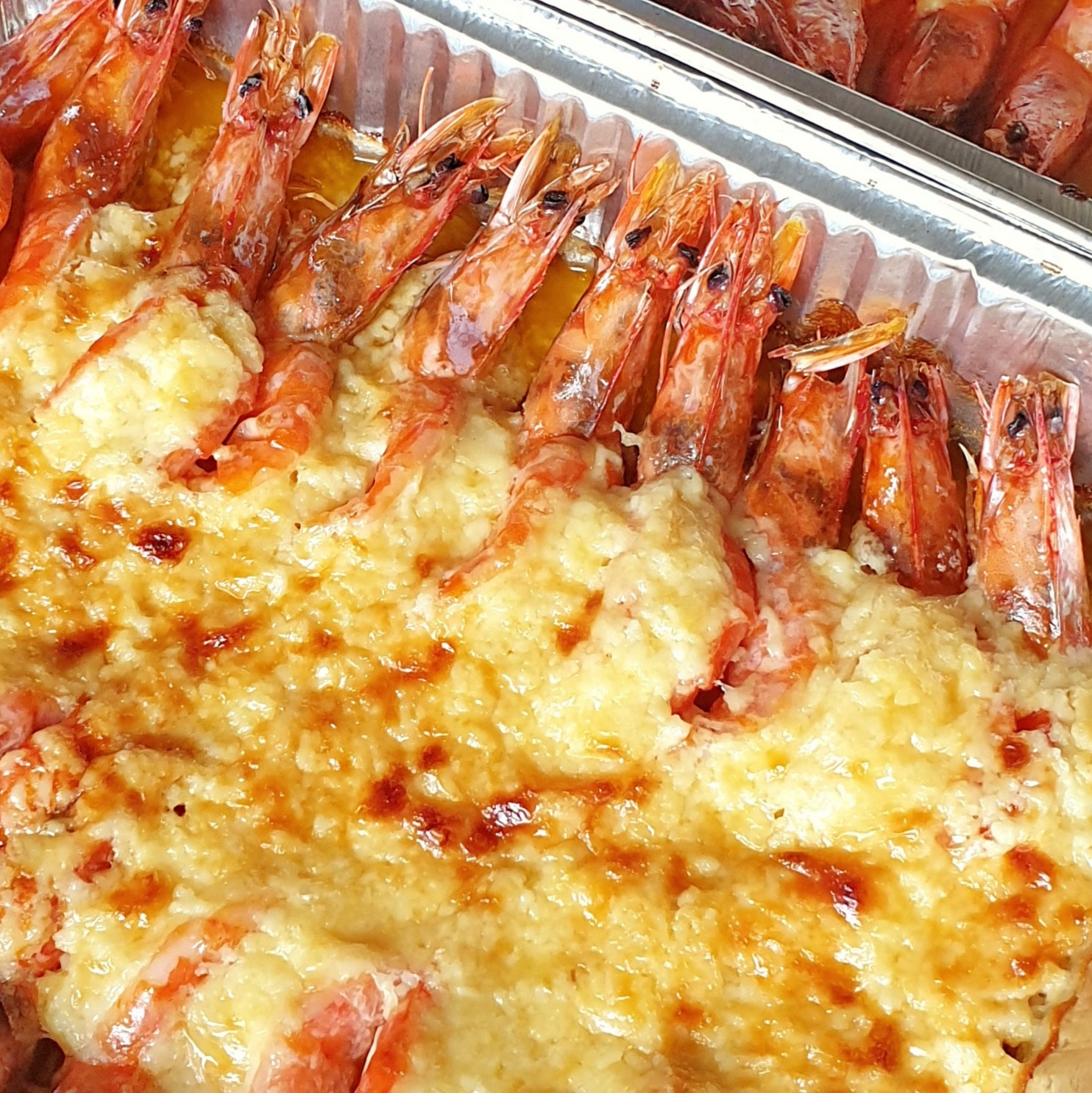 Cheesy Prawns
