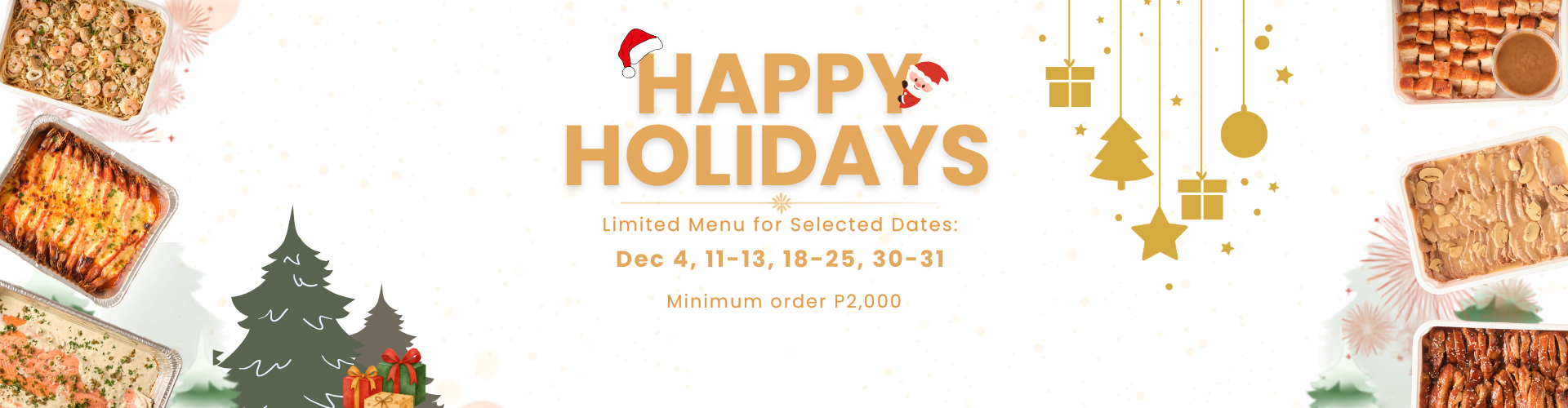 Limited Menu banner